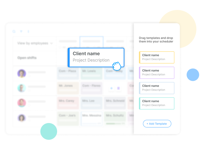 Save Time by Scheduling Your Staff with Pre-made Templates