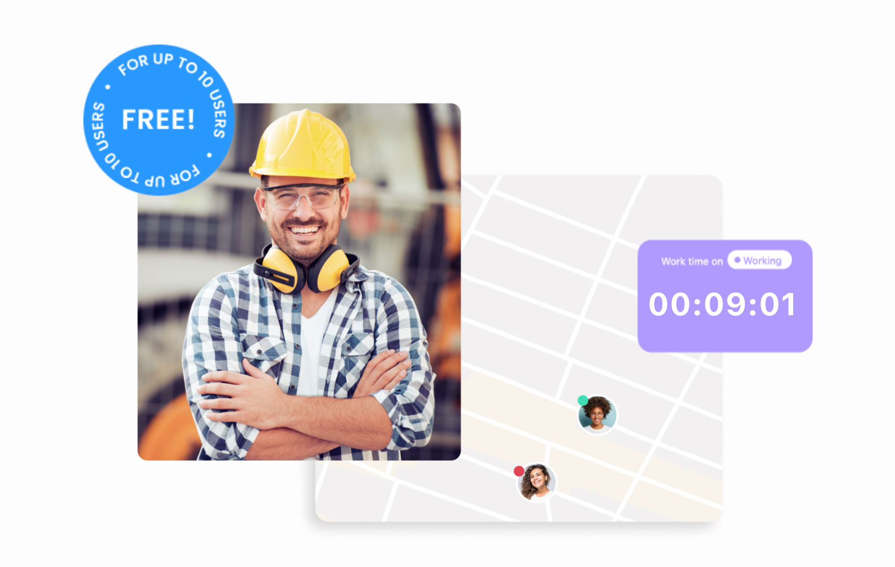 construction time tracking app